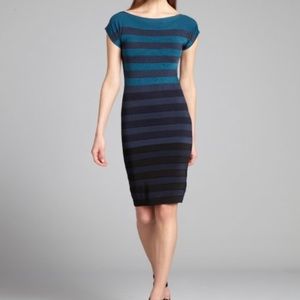 French Connection Striped Bandage Short Sleeve